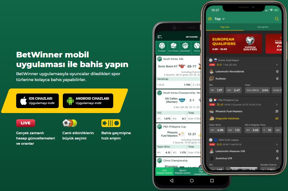 Betwinner Mobil Giriş
